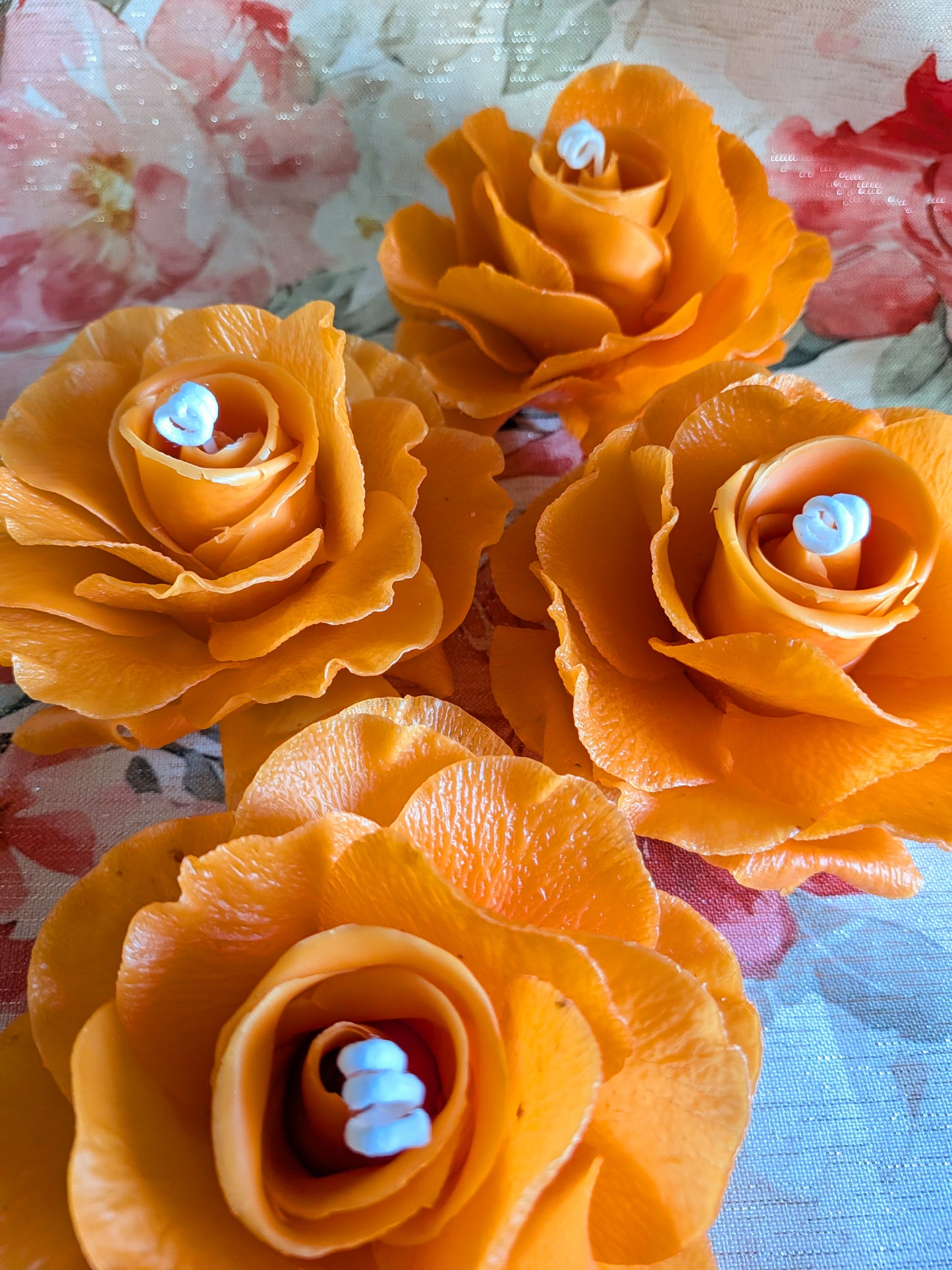 Hand sculpted candle