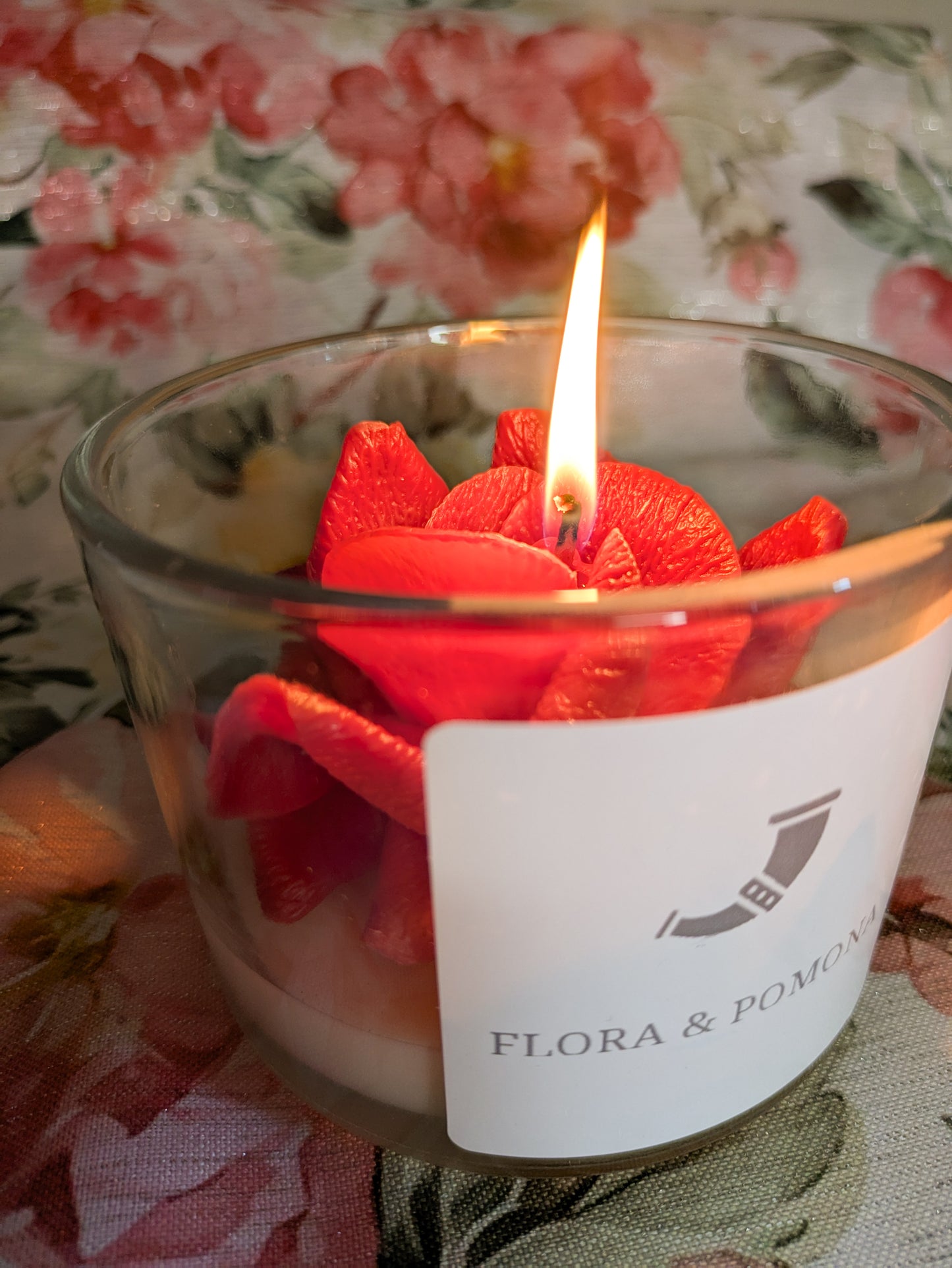 French Rose Scented Candle